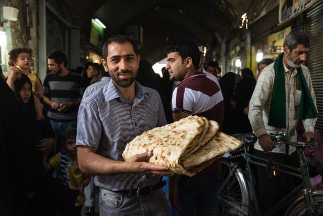 Bakery In The Bazaar Iran