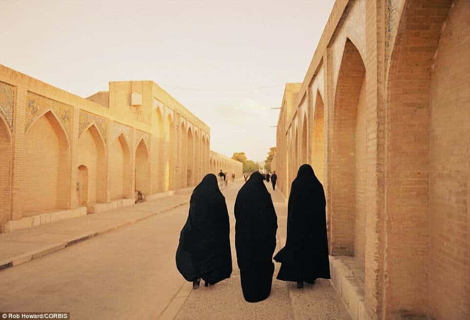 Iranian Women In Black Abayas