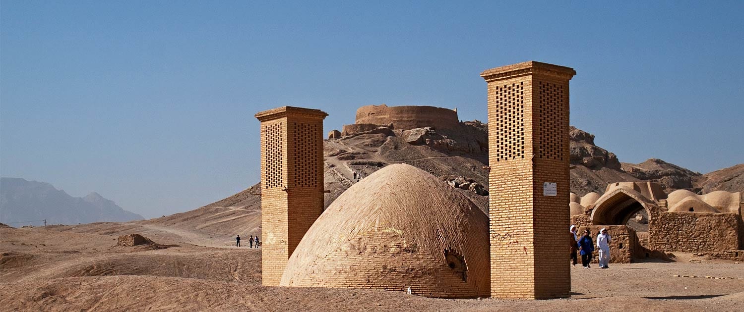 Zoroastrian Towers Of Silence In Yazd
