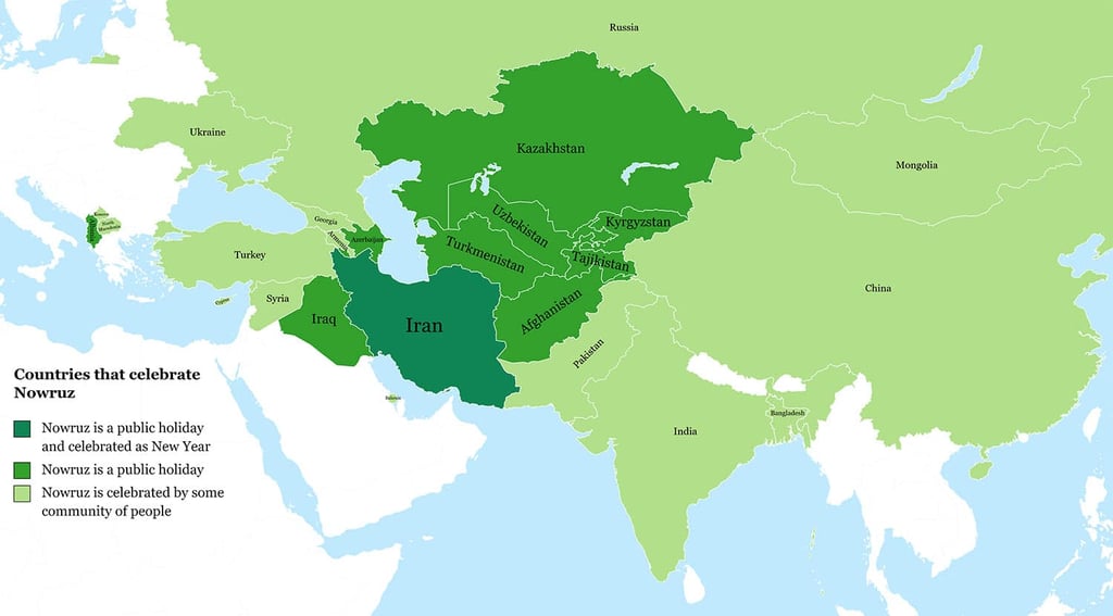 Nowruz Map
