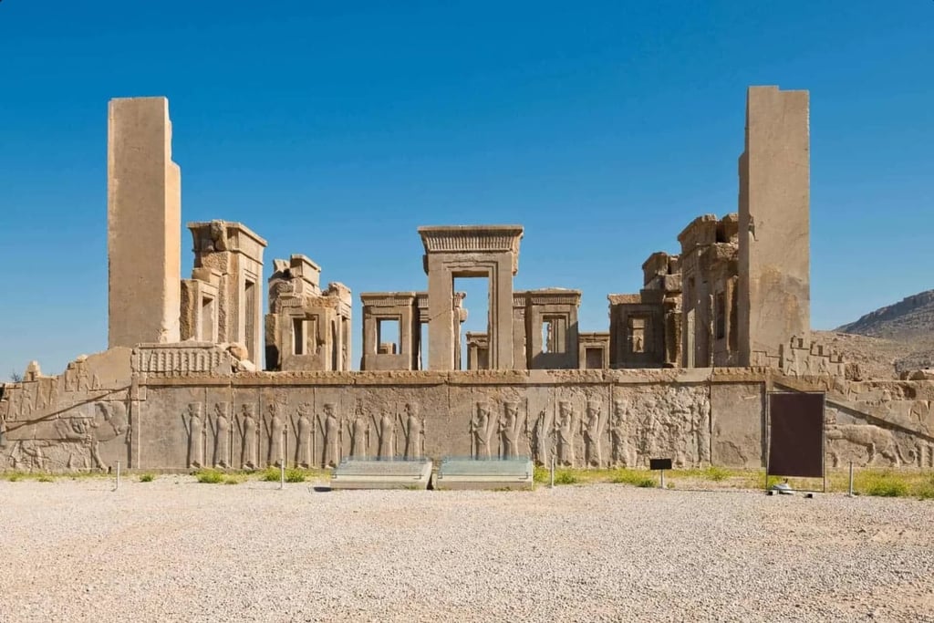 Persepolis, The Capital Of The Achaemenid Empire.