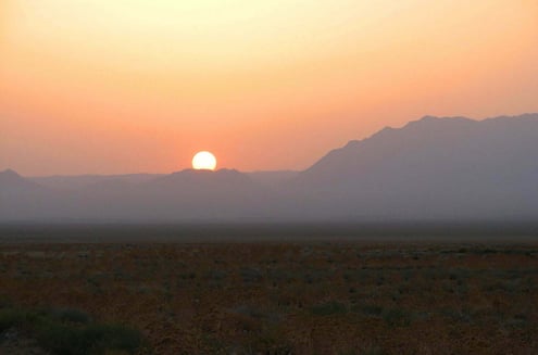 Khar Turan National Park or Touran Wildlife Refuge in Iran