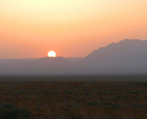 Khar Turan National Park or Touran Wildlife Refuge in Iran