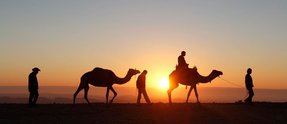 Iran Silk Road Tour Travelling through the desert of Iran