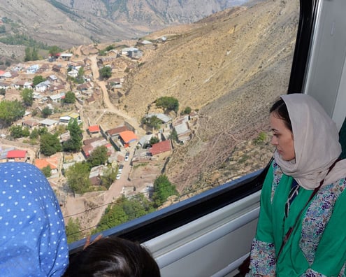 IranRailTour CrossingTheMountainsOfAlborzOnAPrivateTrain