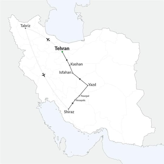 Circuit archéologique de 14 jours en Iran