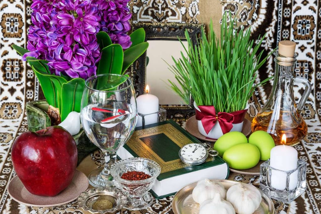 Nowruz (Norooz) – Iranian New Year 14 Haftsin Ideas Haft Seen Table Decorations