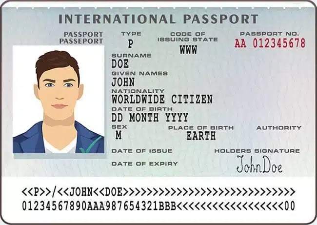 Скан паспорта для визы в Иран