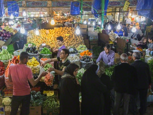 Bazaar In Tehran Iran
