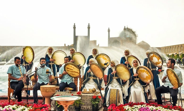 Celebration Of Colors In Isfahan