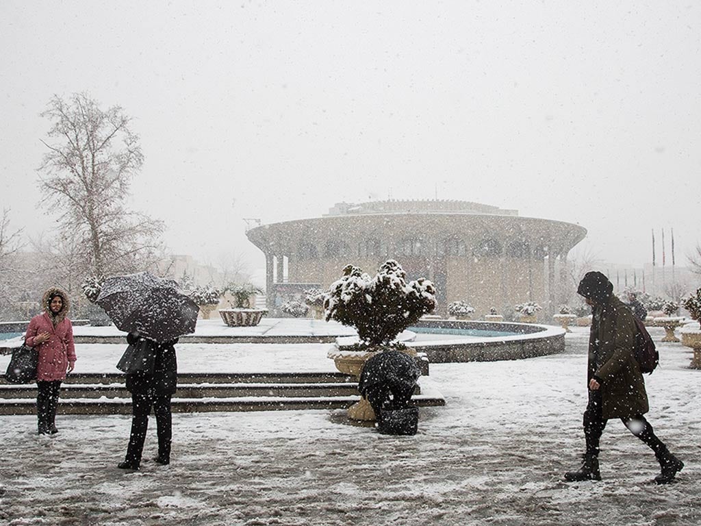 First Snow Of Winter Arrives In Tehran First Snow Of Winter Arrives In Tehran