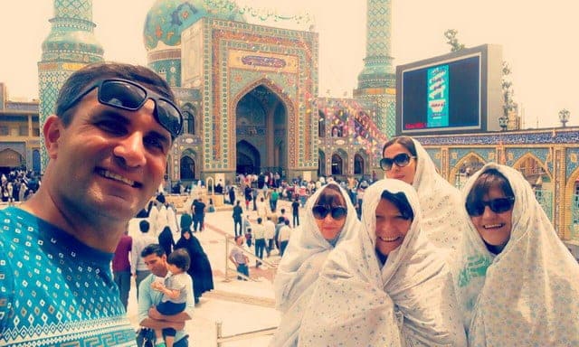French Tourists In Iran