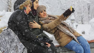 The First Snowfall In Tehran Brings With It Beautiful Snow Capped Mountains And Towns Cloaked In White!. These Incredible Images Show The Iranian Capital Of Tehran Was Transformed Into A Winter Wonderland After Temperatures Plunged And As Much As Ft Of Snow Fell.