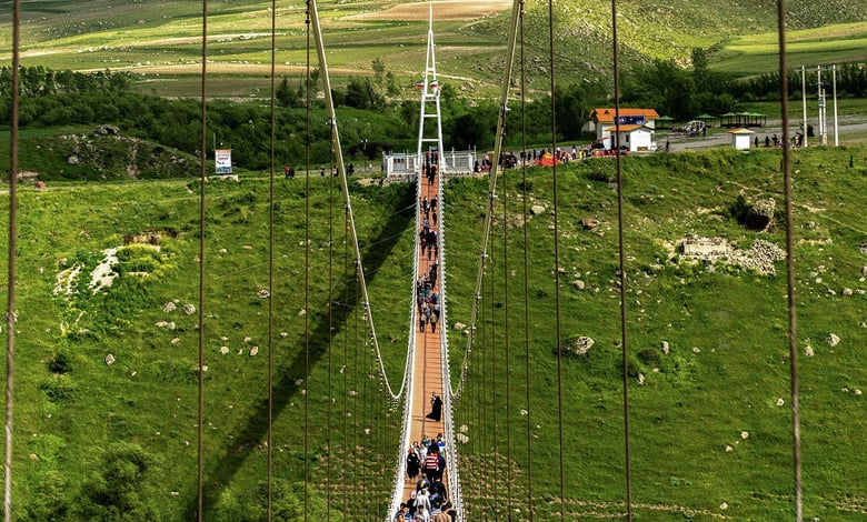 Meshgin Shahr Suspension Bridge, The Tallest One In The Middle East
