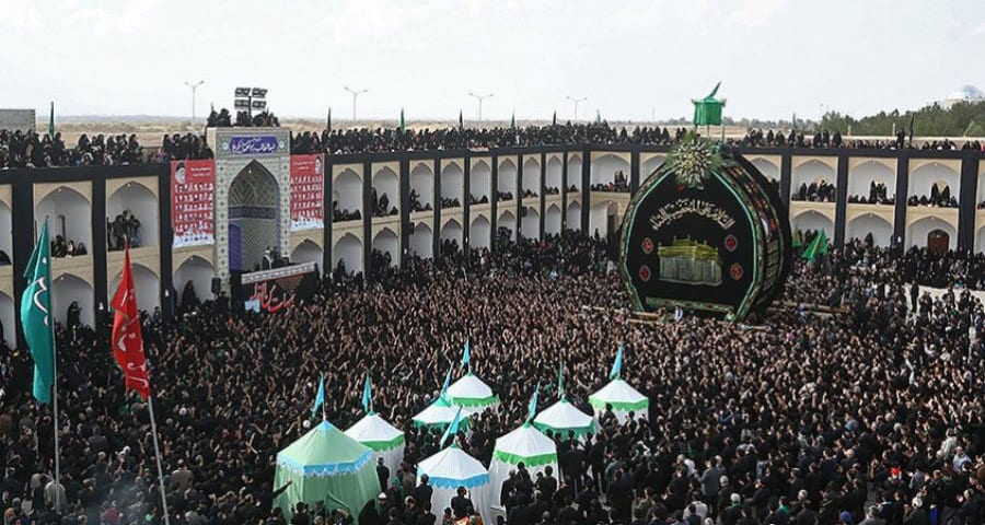 Nakhl Gardani In Yazd, Iran Nakhl Gardani In Yazd, Iran