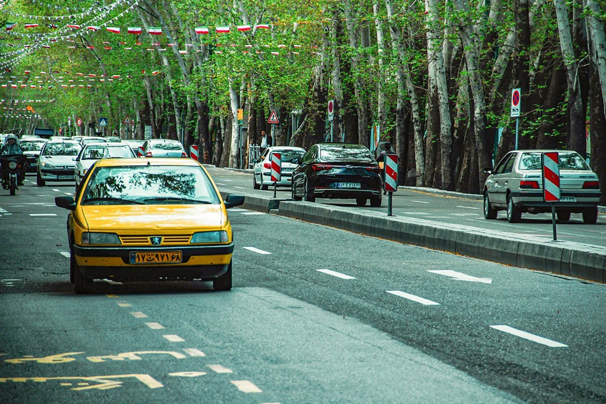 Taxi In Tehran, Photo By Khashayar Kouchpeydeh
