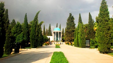 Tomb Of Saadi Or Saadiyeh, And The Garden Around The Tomb
