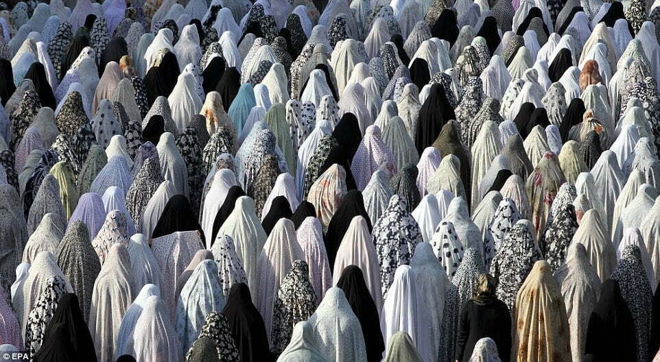 Worshippers Attend An Eid Al Fitr Prayer Ceremony, In Tehran. Worshippers Attend An Eid Al Fitr Prayer Ceremony, In Tehran.