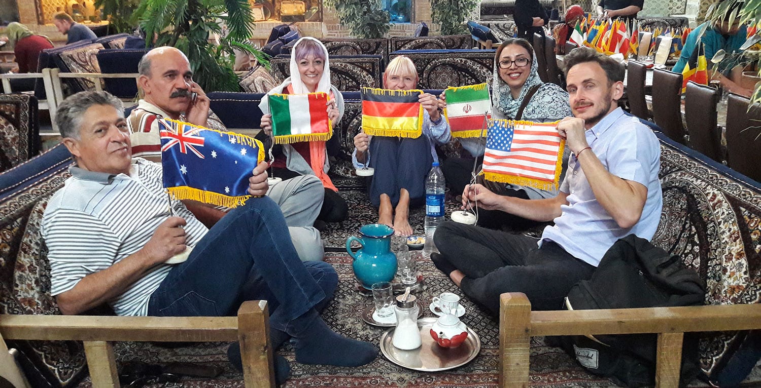 Western Tourists Visiting Iran