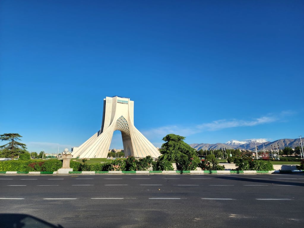 Azadi Tower In Tehran