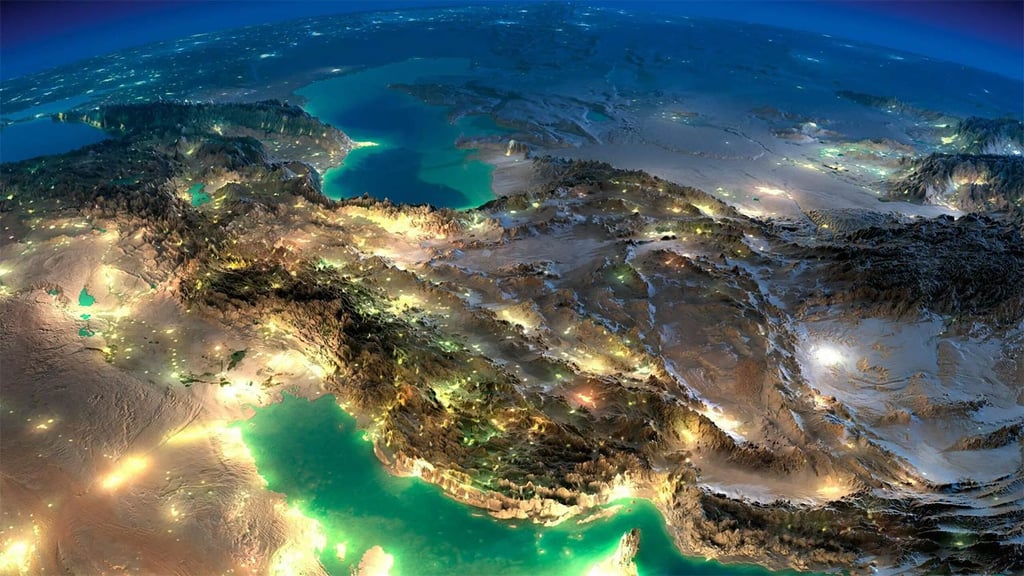 Aerial View Of Iran Aerial View Of Iran