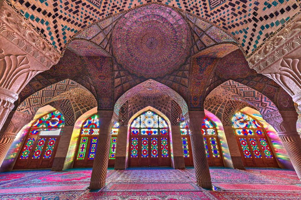 Nasir Al Mulk Mosque In Shiraz Nasir Al Mulk Mosque In Shiraz