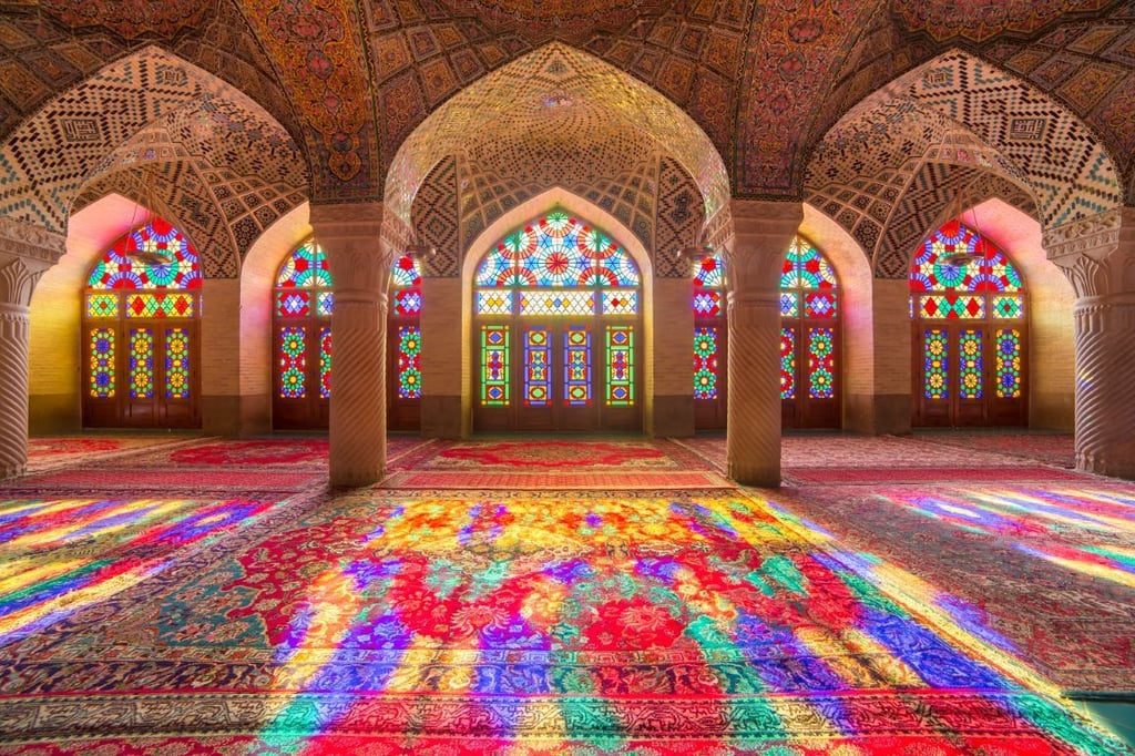 Nasir Al Mulk Mosque In Shiraz Nasir Al Mulk Mosque In Shiraz
