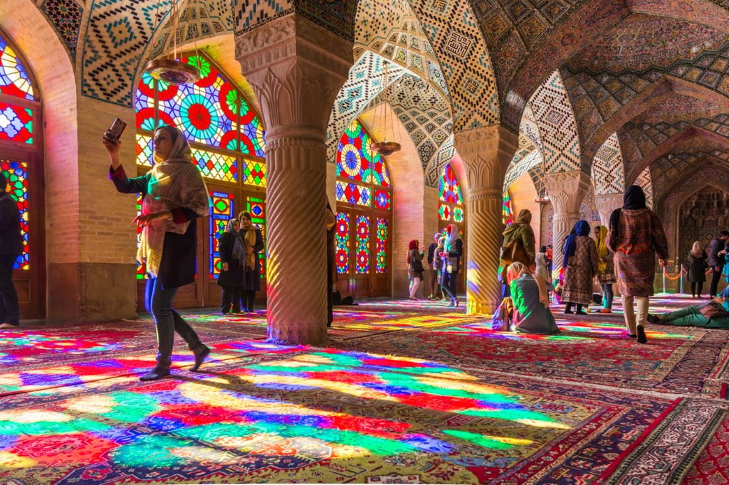 Nasir Al Mulk Mosque In Shiraz Nasir Al Mulk Mosque In Shiraz