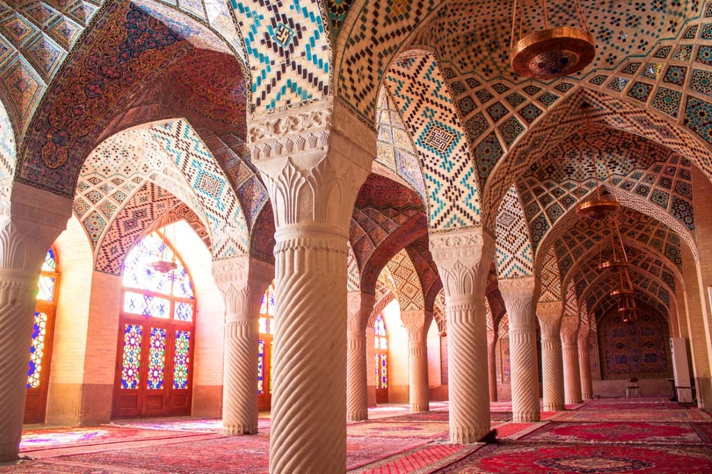 Nasir Al Mulk Mosque In Shiraz Nasir Al Mulk Mosque In Shiraz