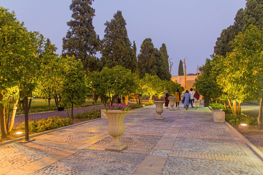 Shiraz, Iran, ,July, , :,Evening,View,Of,Jahan