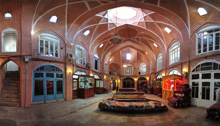 Historical Tabriz Carpet Bazaar