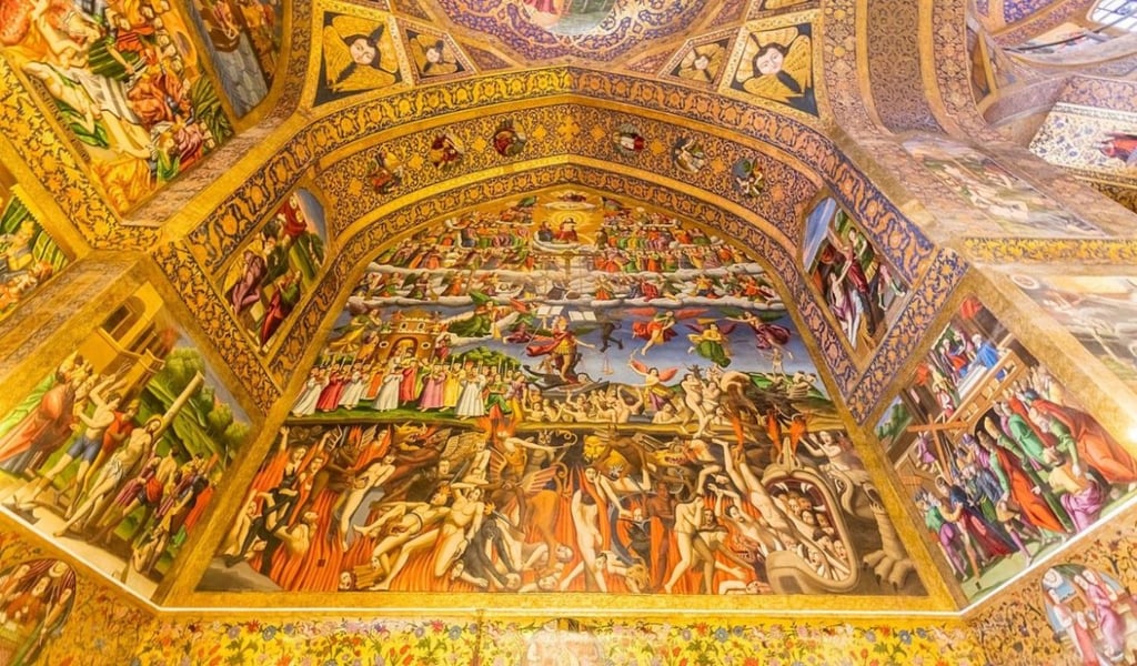 Painting In Vank Cathedral Painting In Vank Cathedral