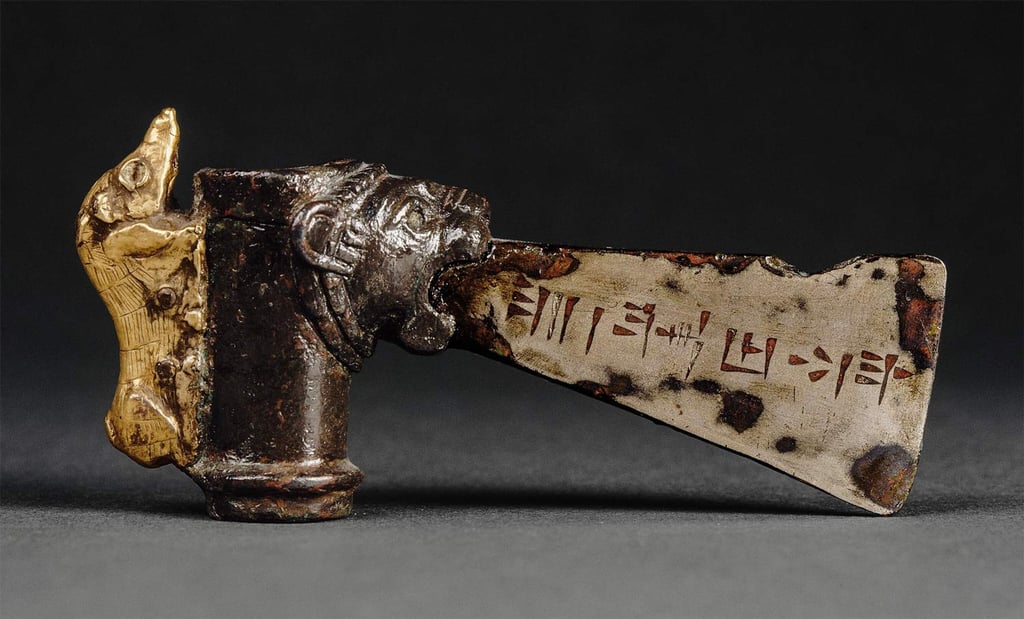 Blade Of An Axe From Chogha Zanbil Blade Of An Axe From Chogha Zanbil