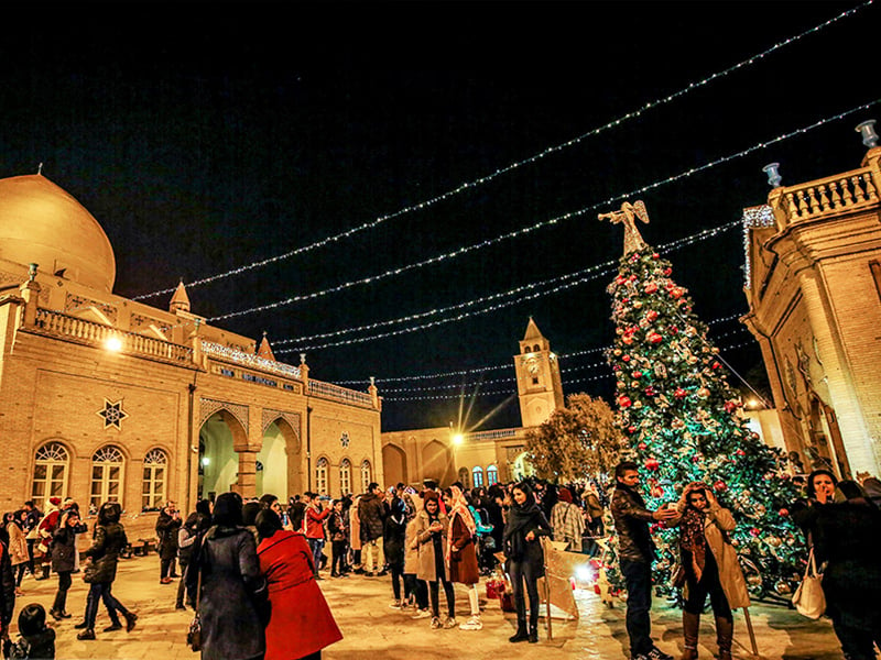 Celebrating Christmas In Jolfa Isfahan