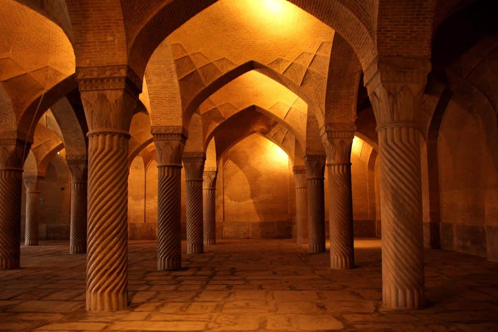 Nasir Al Mulk Mosque, Known As Pink Mosque In Shiraz Nasir Al Mulk Mosque, Known As Pink Mosque In Shiraz