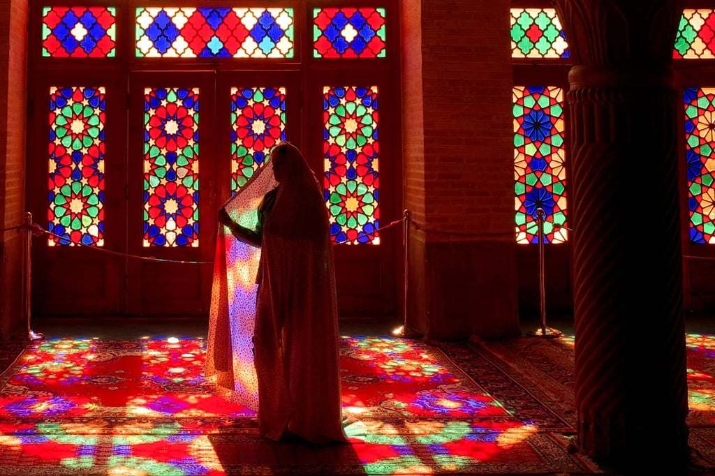 Nasir Al Mulk Mosque, Known As Pink Mosque In Shiraz Nasir Al Mulk Mosque, Known As Pink Mosque In Shiraz