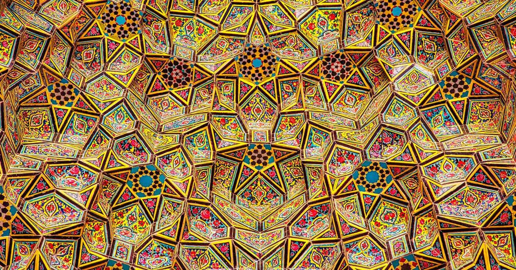 Nasir Al Mulk Mosque, Known As Pink Mosque In Shiraz Nasir Al Mulk Mosque, Known As Pink Mosque In Shiraz