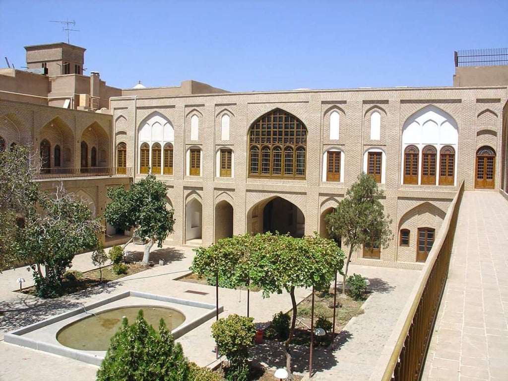 School Of Khan In Yazd Iran