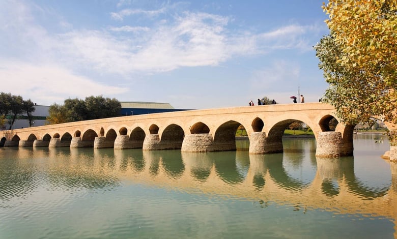 Shahrestan Bridge In Isfahan, Iran