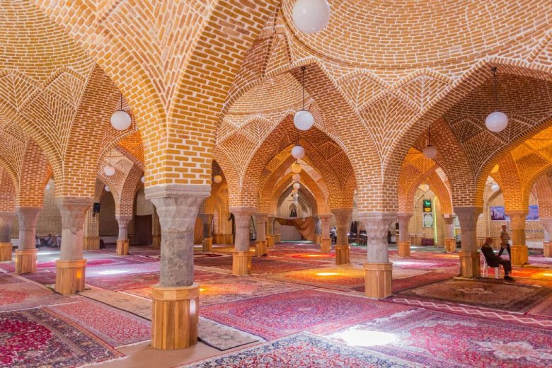 Inside The Jameh Mosque Of Tabriz