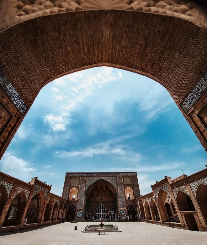 Qom Atiq Mosque 7 Atiq Mosque Courtyard