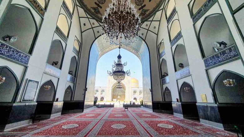Inside Goharshad Mosque