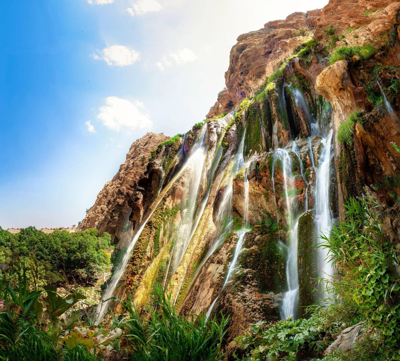 Margoon Waterfall as one of the Most Beautiful Waterfalls In Iran
