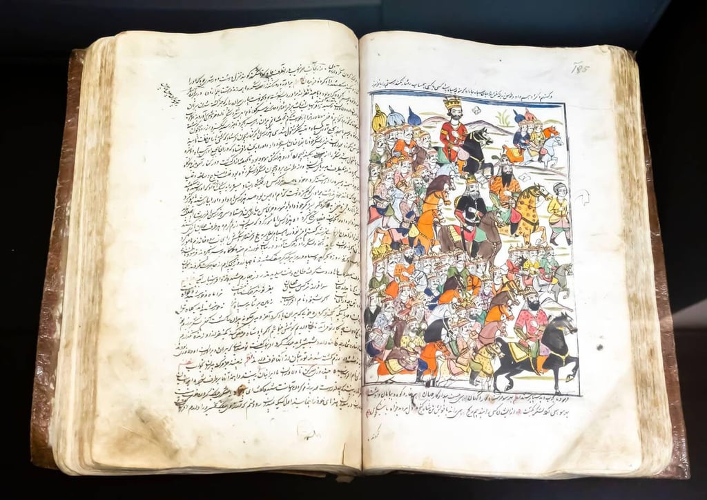 Tomb Of Ferdowsi 5 Battle Scene From The Epic Poem The Shahnameh Written By Persian Poet Abu ʾL-Qasim Firdowsi Tusi (C. 940–1020), Aka Ferdowsi.