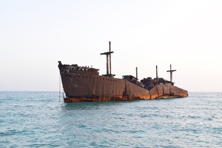 The Greek ship in Kish island
