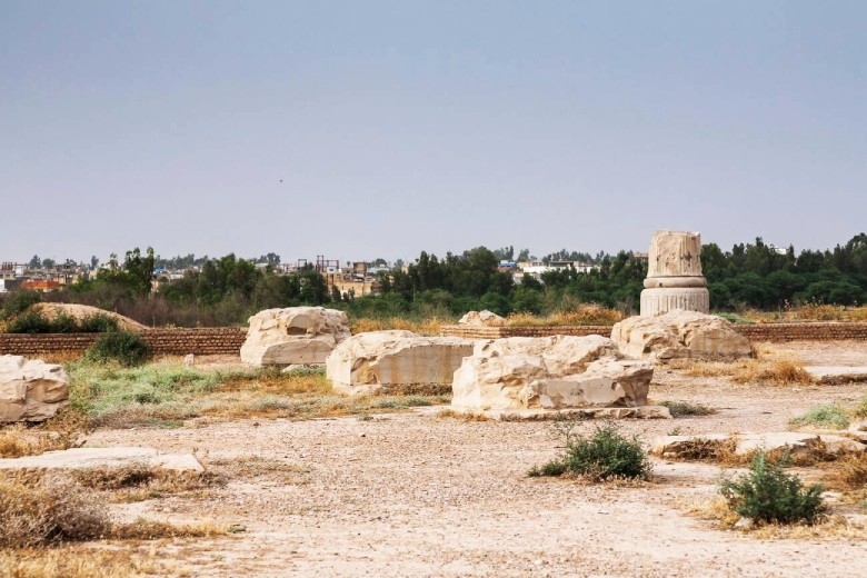 Apadana Ruins in Susa, Achaemenid Empire