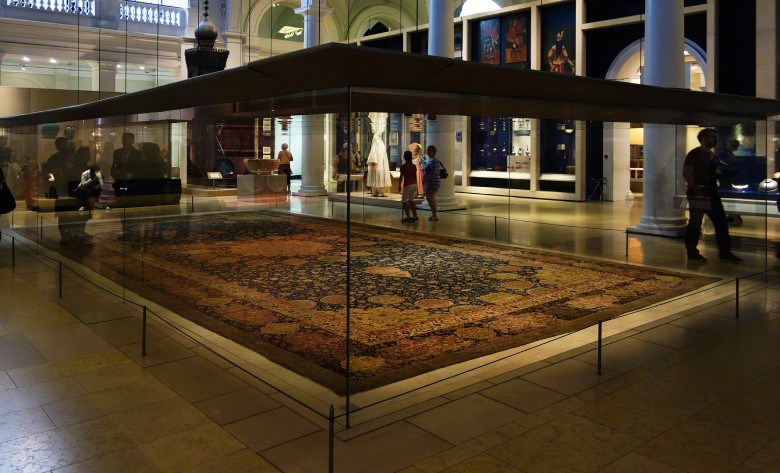 Ardabil Carpet in Victoria and Albert Museum in London