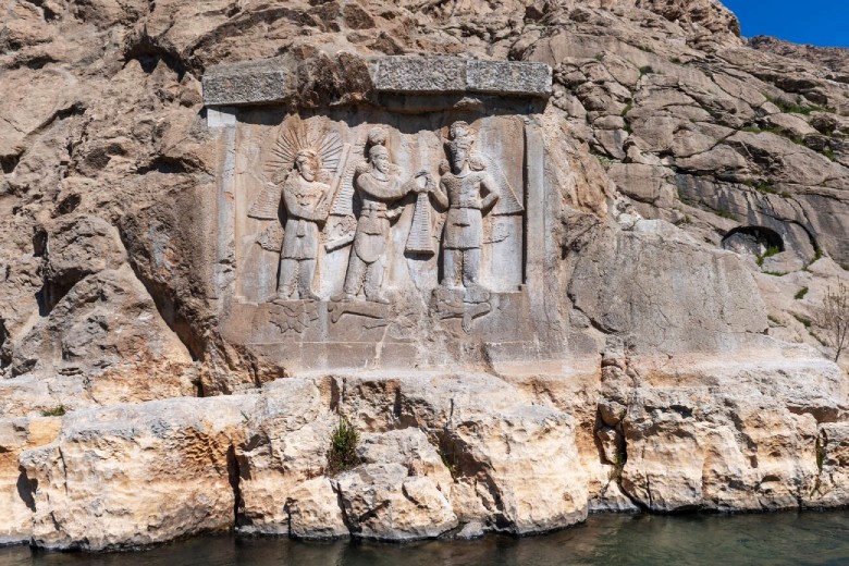 Bisotun Reliefs in Kermanshah