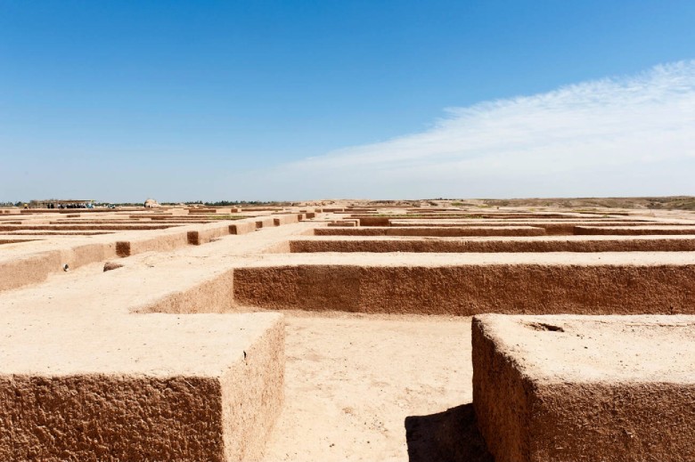 Foundation Walls, Ancient Persian City of Susa or Shush, Khuzestan Province, Iran