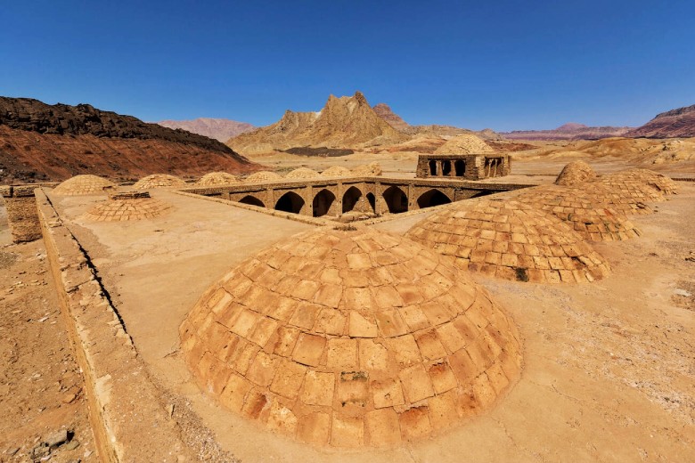 Old Persian Caravanserai Near Lut Desert